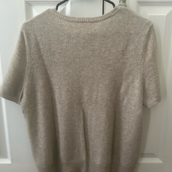 100% Cashmere short sleeve sweater - Picture 3 of 3